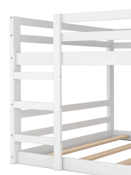 Full Over Full Bunk Bed with Ladder