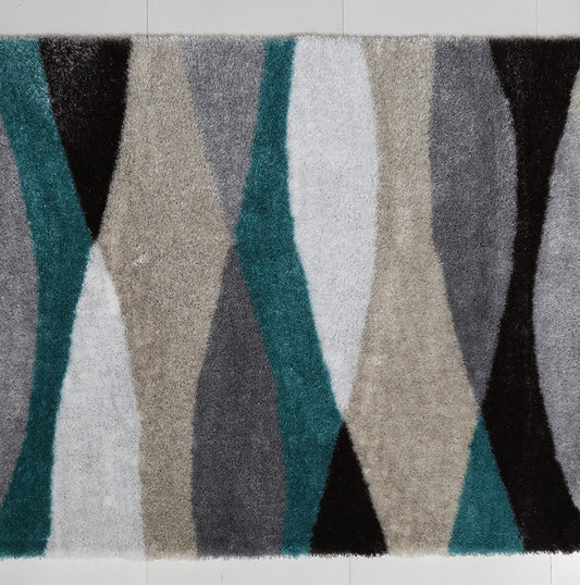 &quot;Aria Collection&quot; Soft Pile Hand Tufted Shag Area Rug