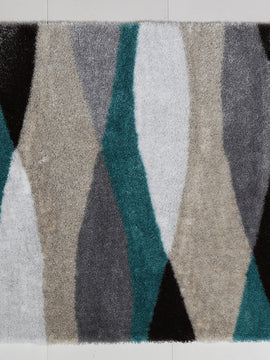 "Aria Collection" Soft Pile Hand Tufted Shag Area Rug