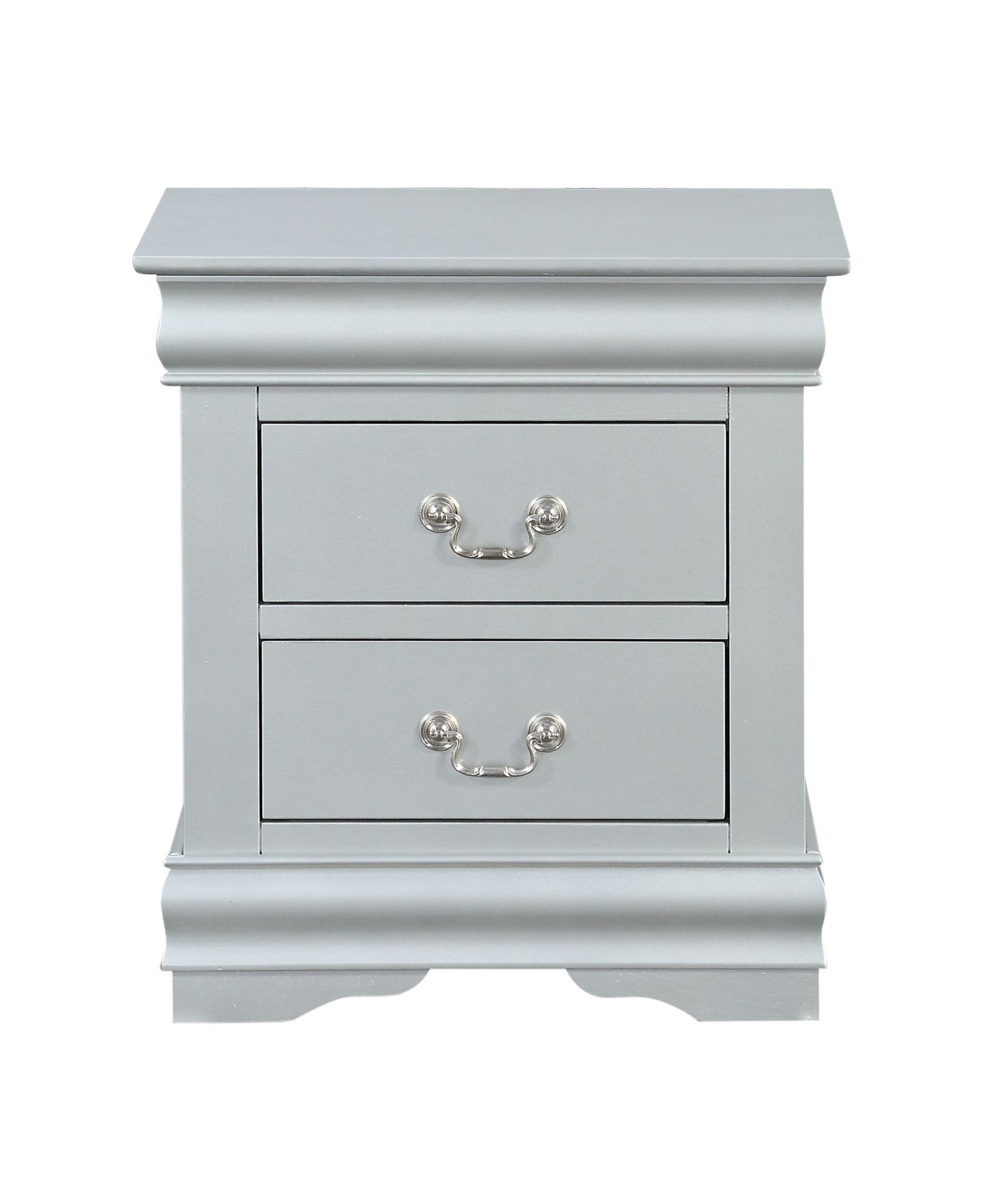 Louis Philippe Nightstand in Platinum 26733