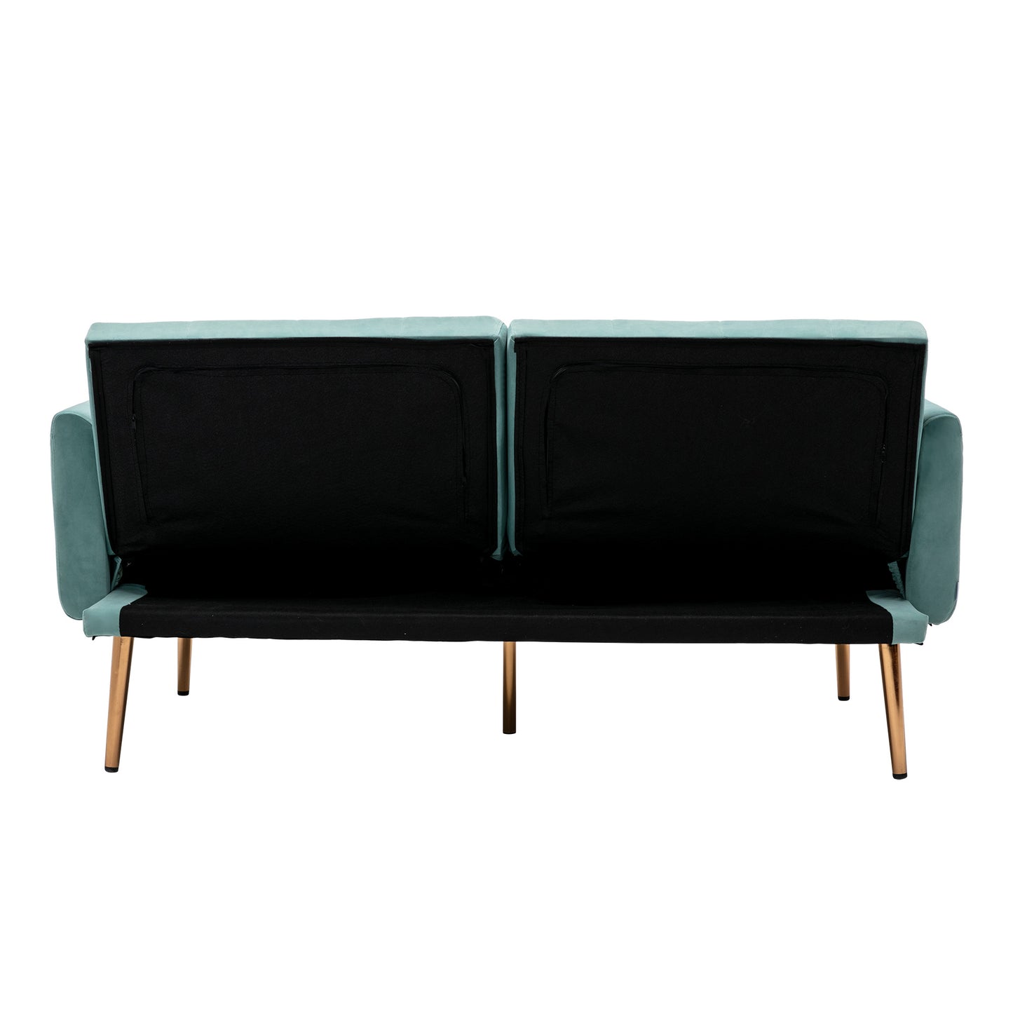 COOLMORE Velvet Sofa ; Accent sofa .loveseat sofa with metal feet