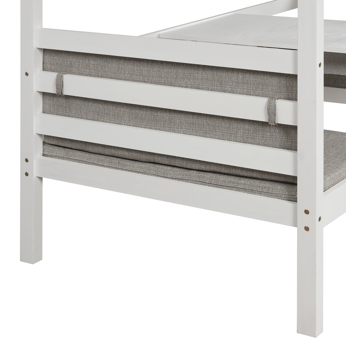 Functional Loft Bed (turn into upper bed and down desk; cushion sets are free)Twin Size