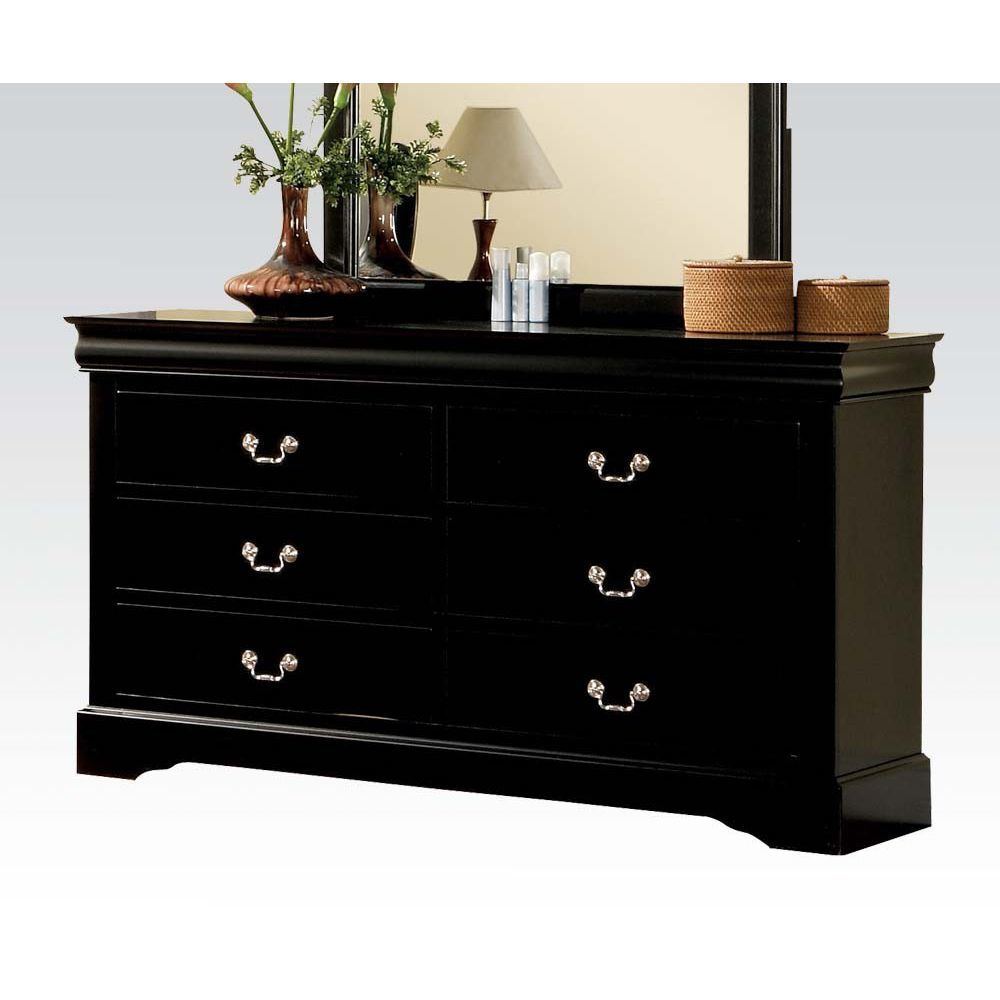 Louis Philippe III Dresser in Black